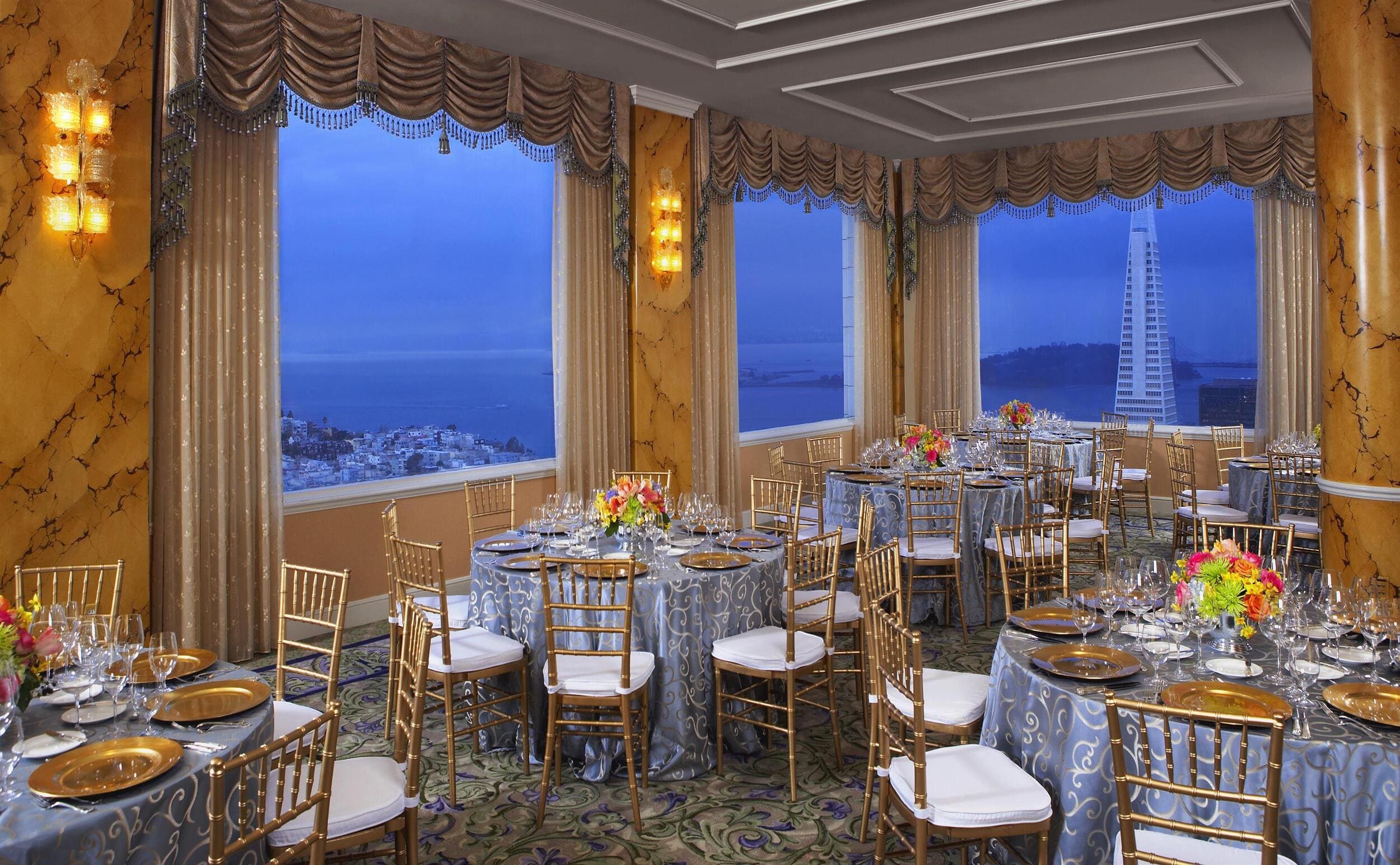 Our Event Venues Fairmont San Francisco   Meetings Events Venues Crown Room Wedding 